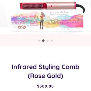 COPY - 2 in 1 rose gold hair tool drone Belle a vie.
